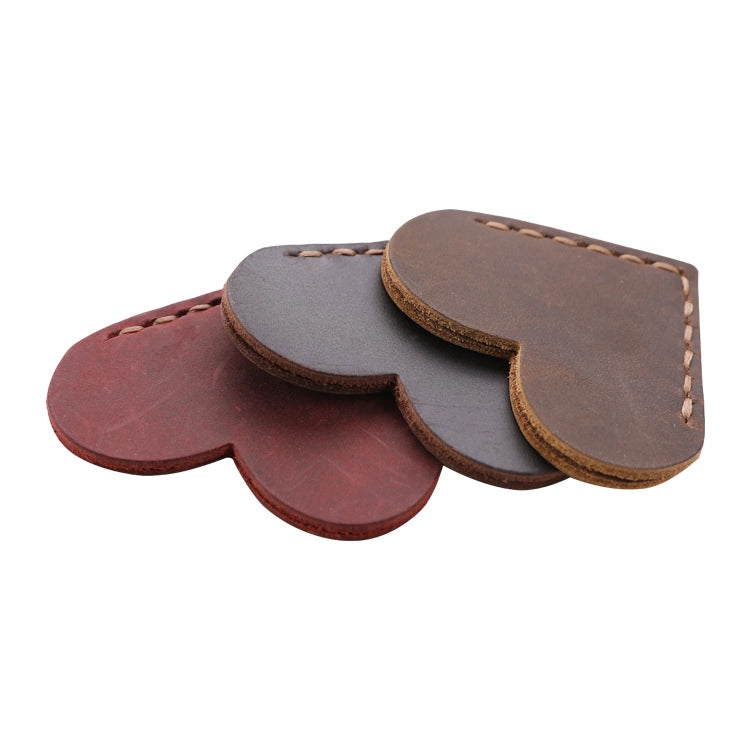 Leather Heart Bookmarks