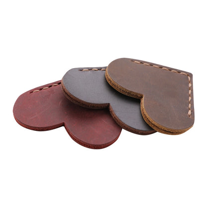 Leather Heart Bookmarks