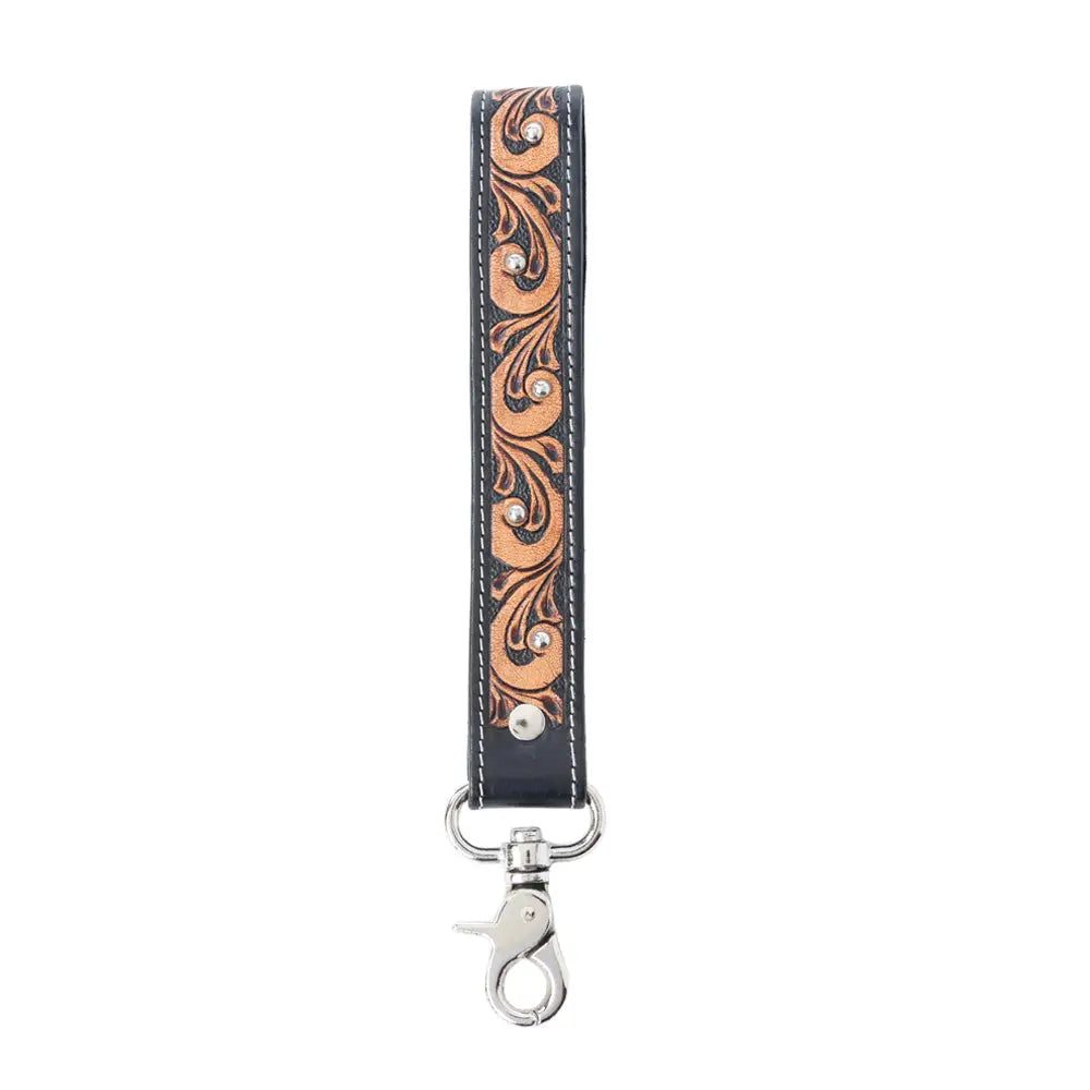 Western Whirl Handtooled Keyfob