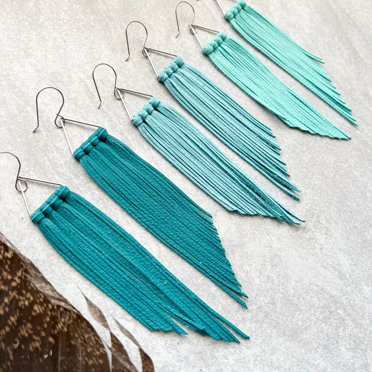 Corvallis Triangle Fringe Earrings
