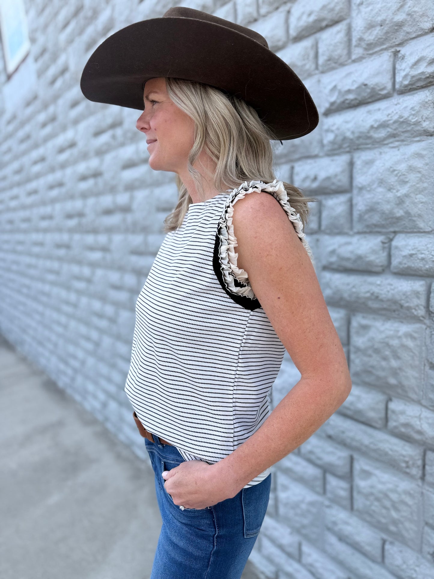 Harper Ruffle Tank