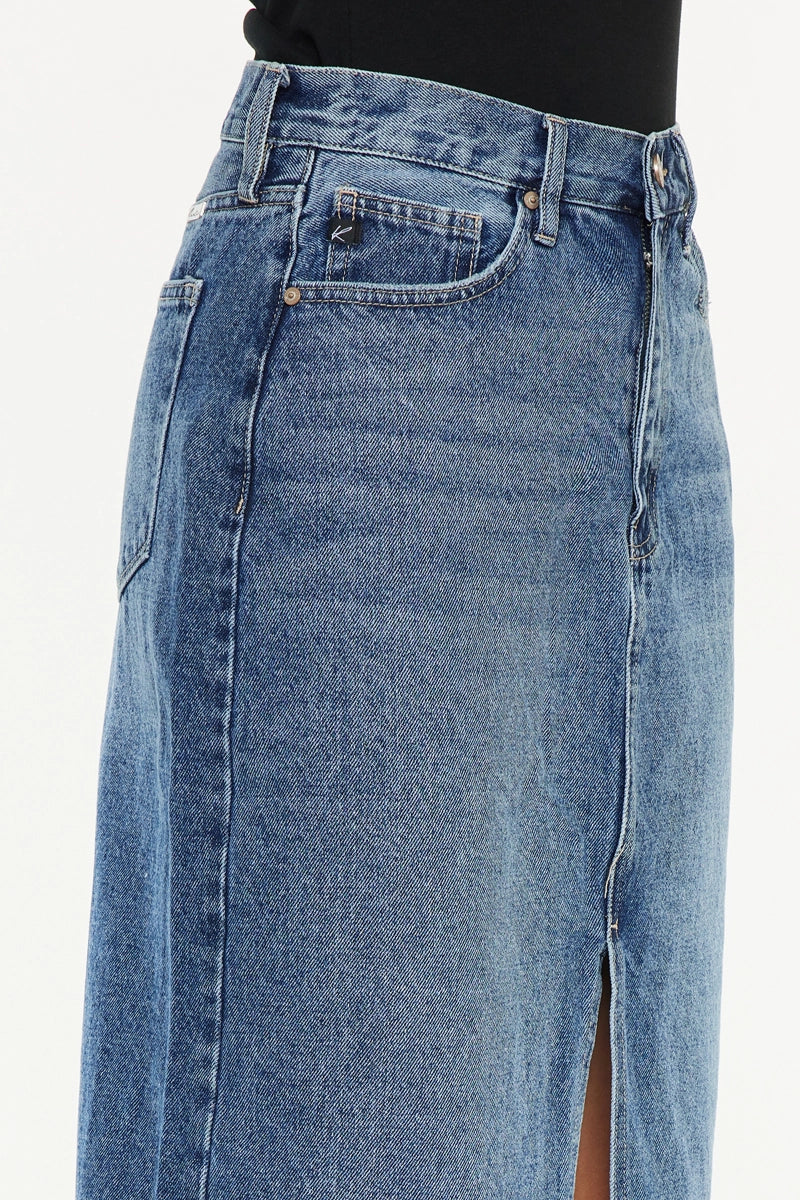 Main Street Denim Skirt