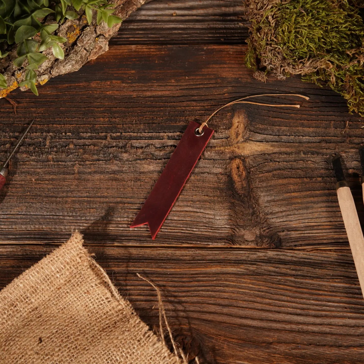 Leather Bookmark