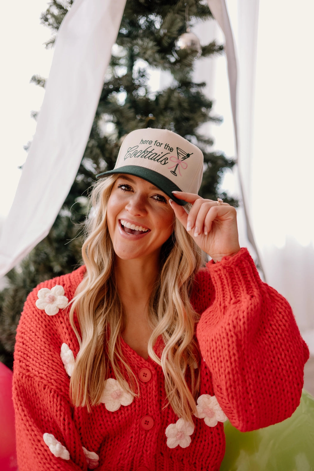 Here for the Cocktails Vintage Cap