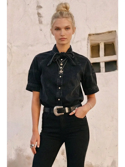 The Blackwater Bow Blouse