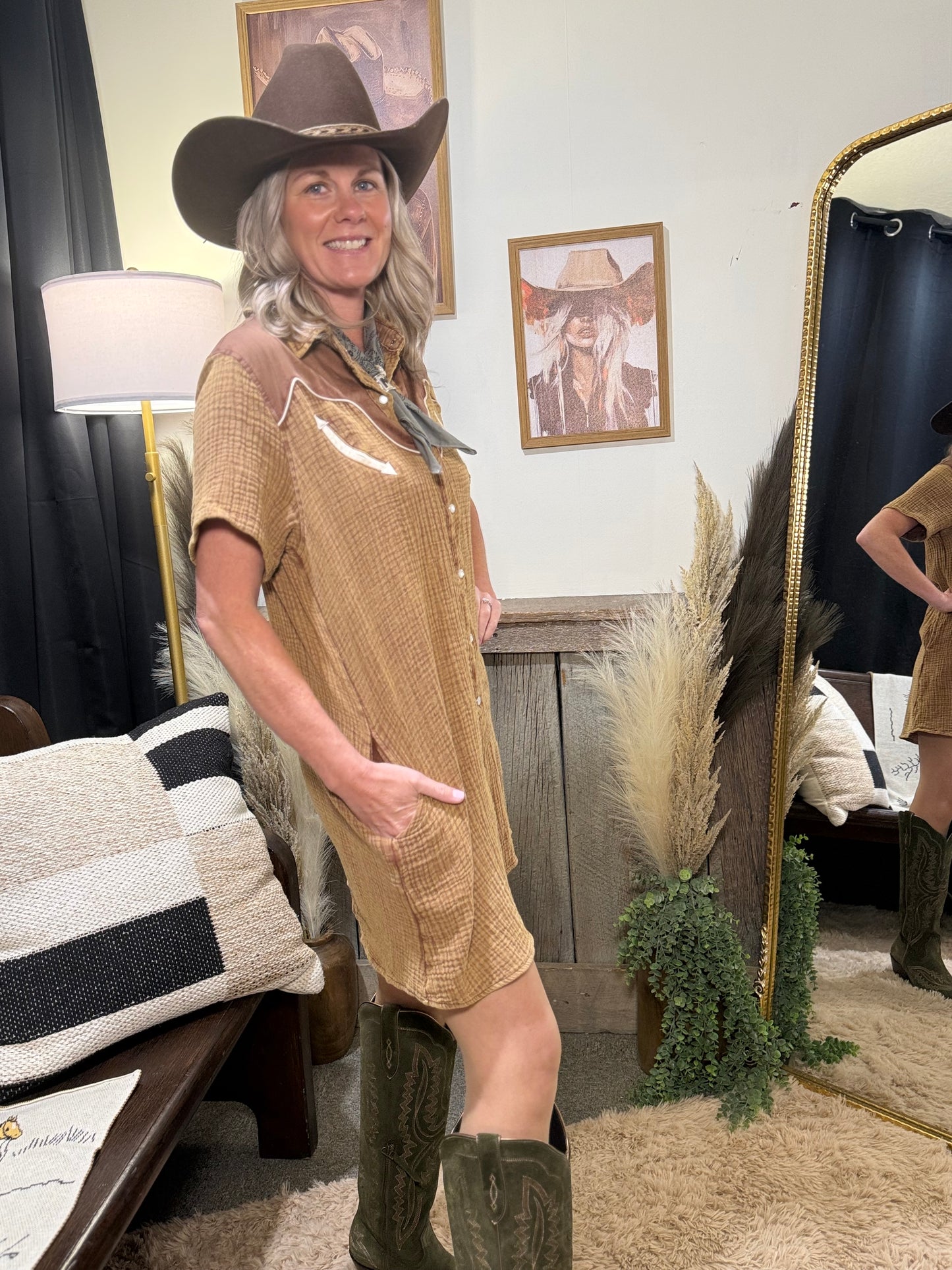 Retro Cowgirl Dress