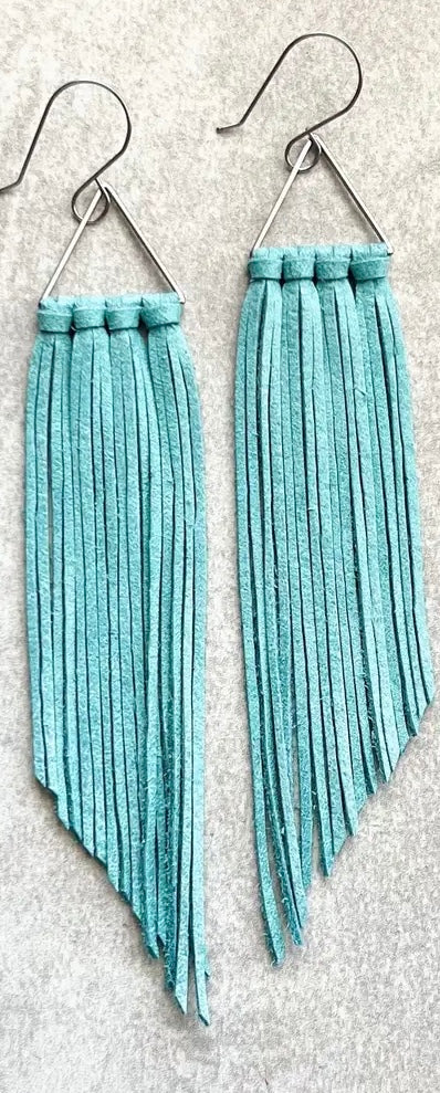 Corvallis Triangle Fringe Earrings