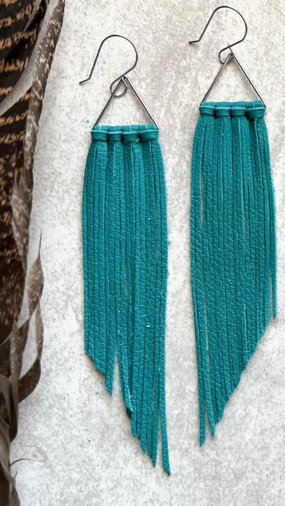 Corvallis Triangle Fringe Earrings