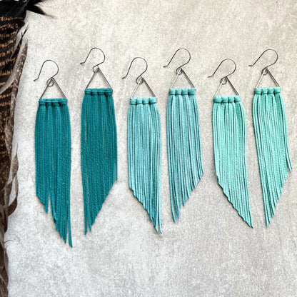 Corvallis Triangle Fringe Earrings