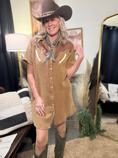 Retro Cowgirl Dress