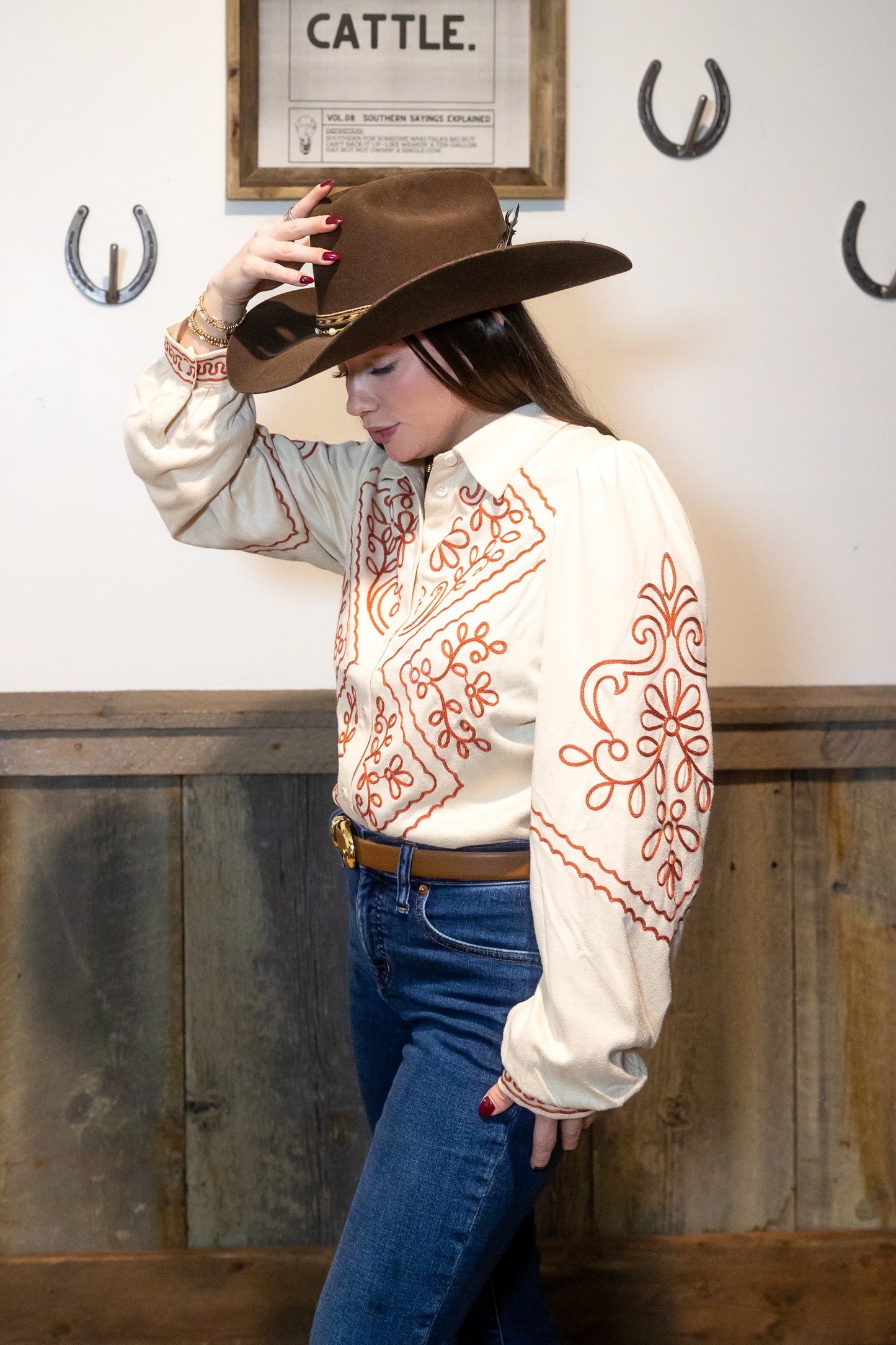 Rosewood Ranch Suede Top