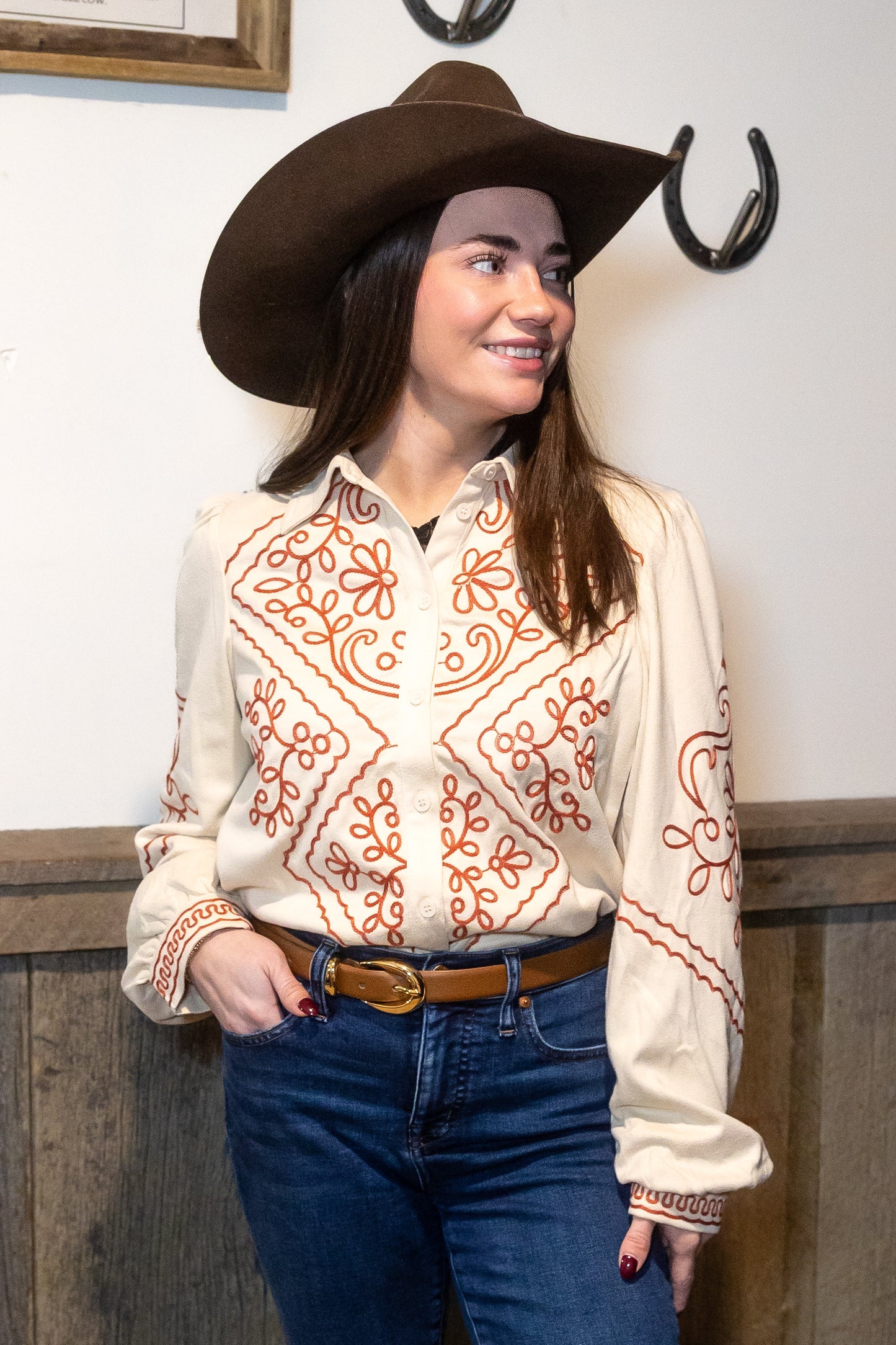 Rosewood Ranch Suede Top