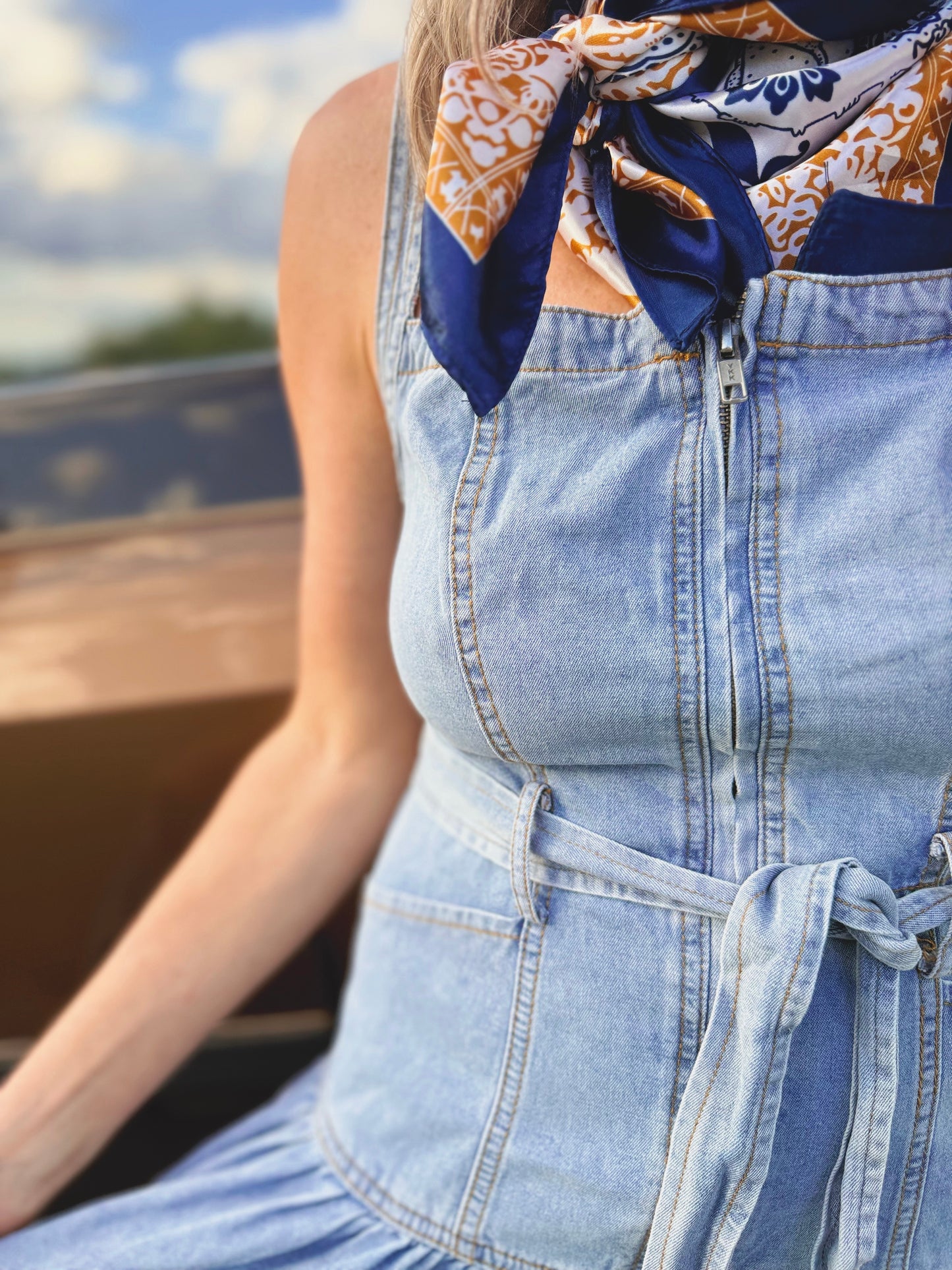 The Bluebird Denim Dress