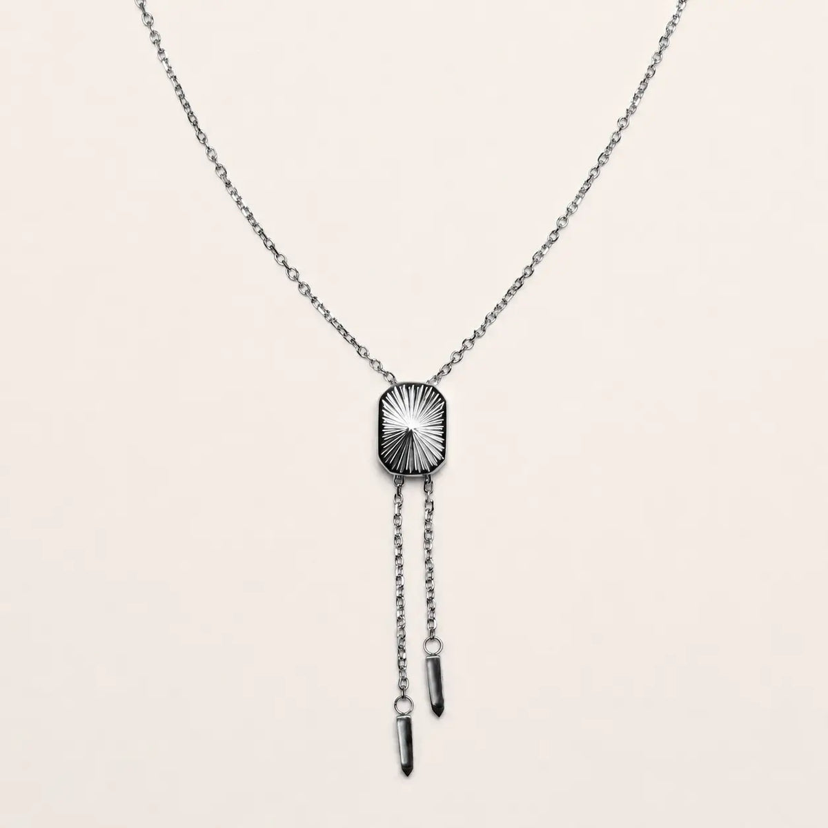 Silver Hayden Bolo Tie Necklace - SpurWest
