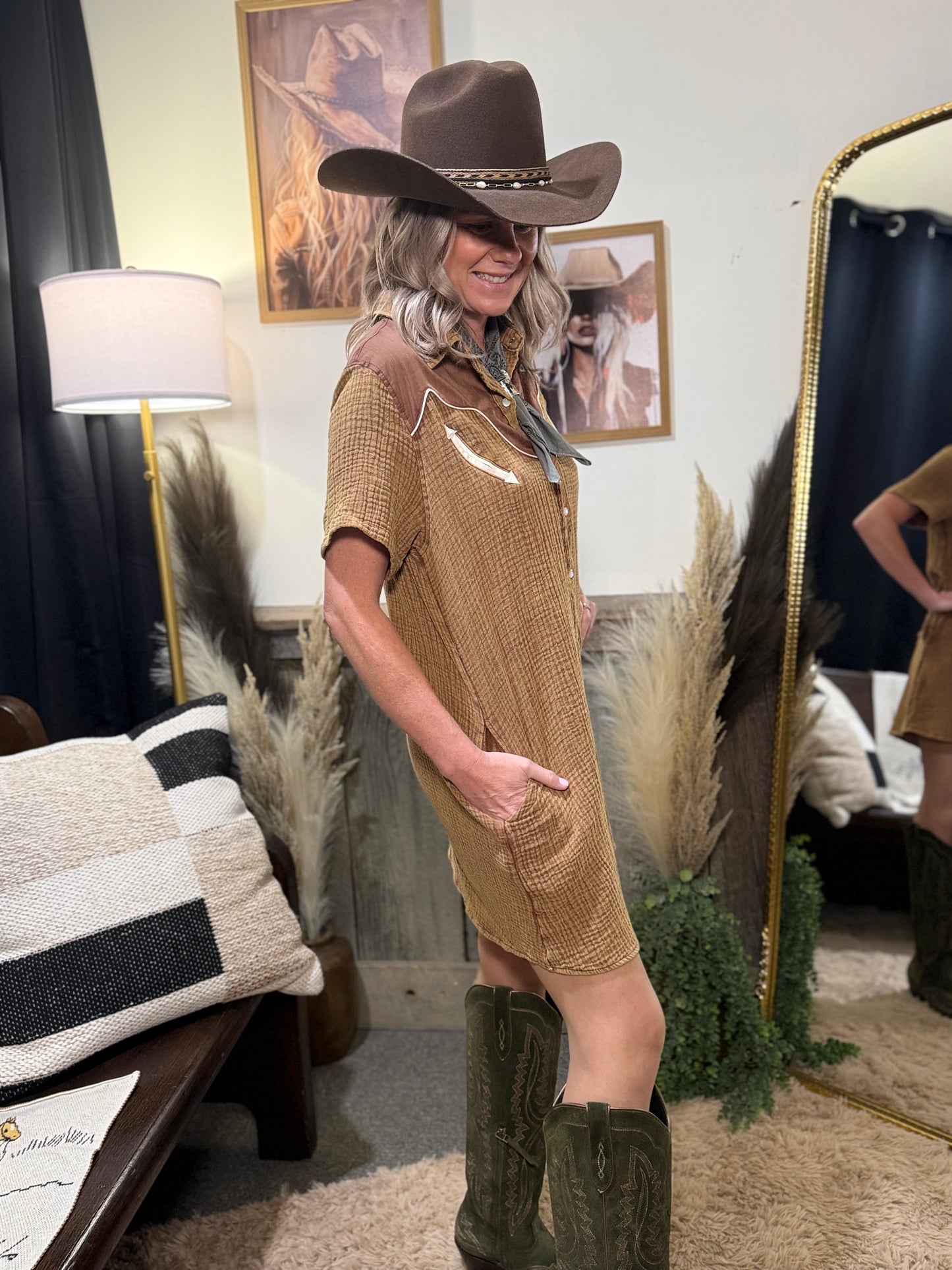 Retro Cowgirl Dress