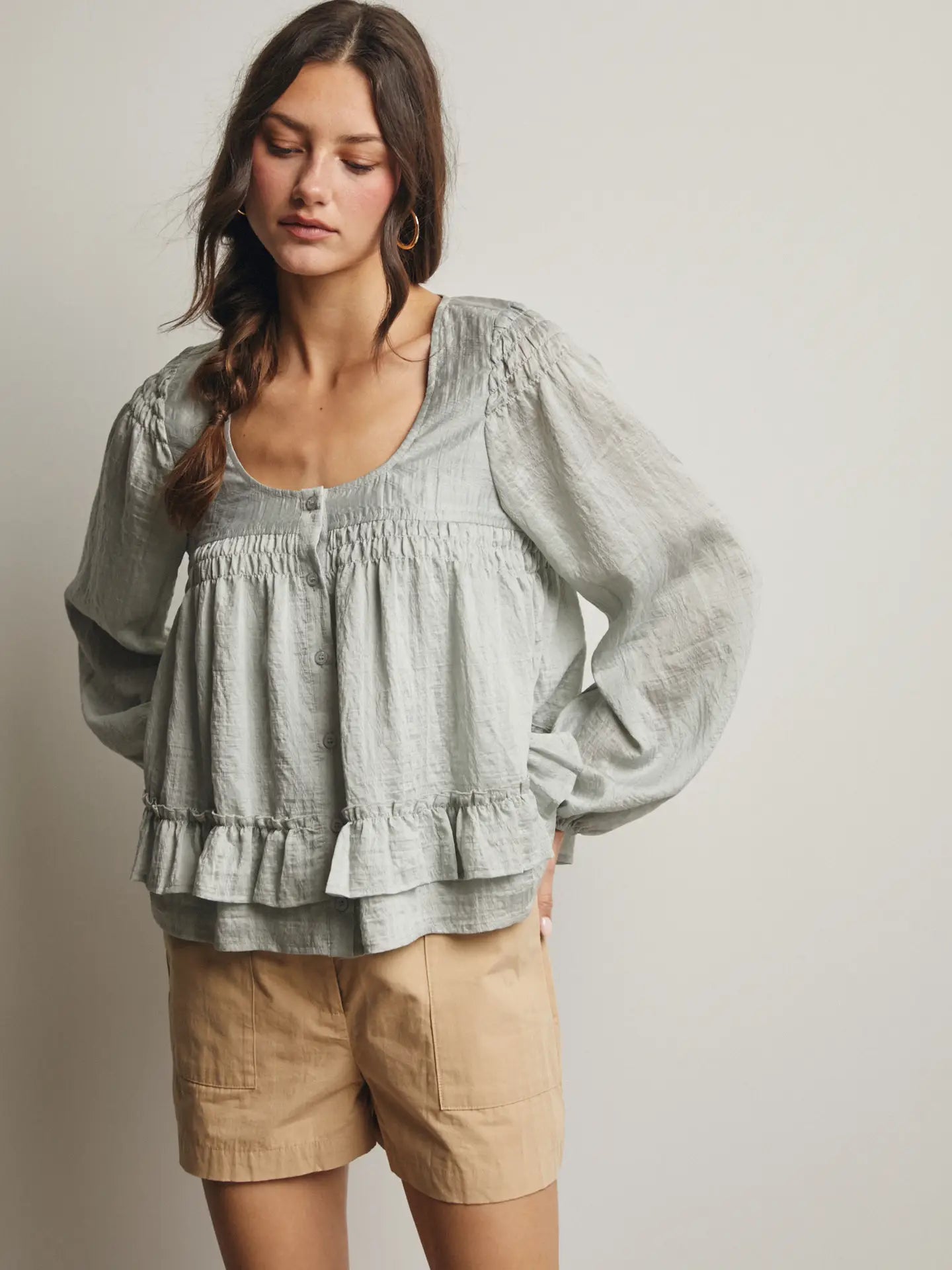 Silver Sage Blouse