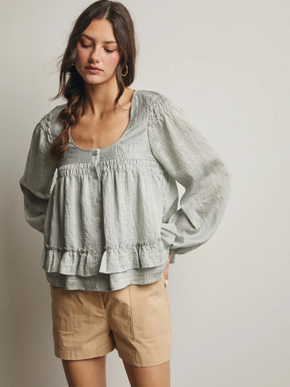 Silver Sage Blouse
