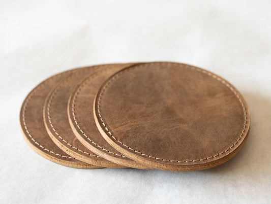 Leather Coaster Sets
