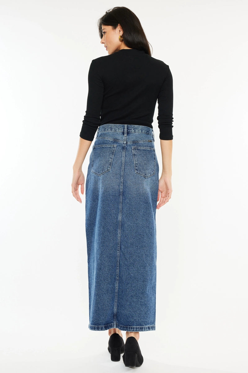 Main Street Denim Skirt