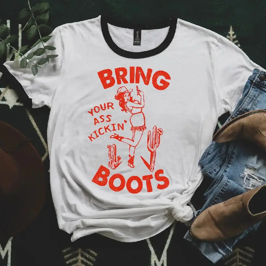 Ass Kicking Boots Tee