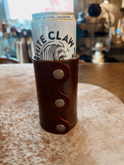 Leather Can Cooler