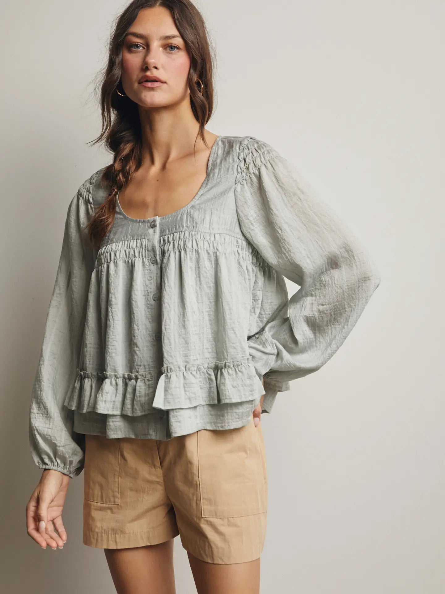 Silver Sage Blouse