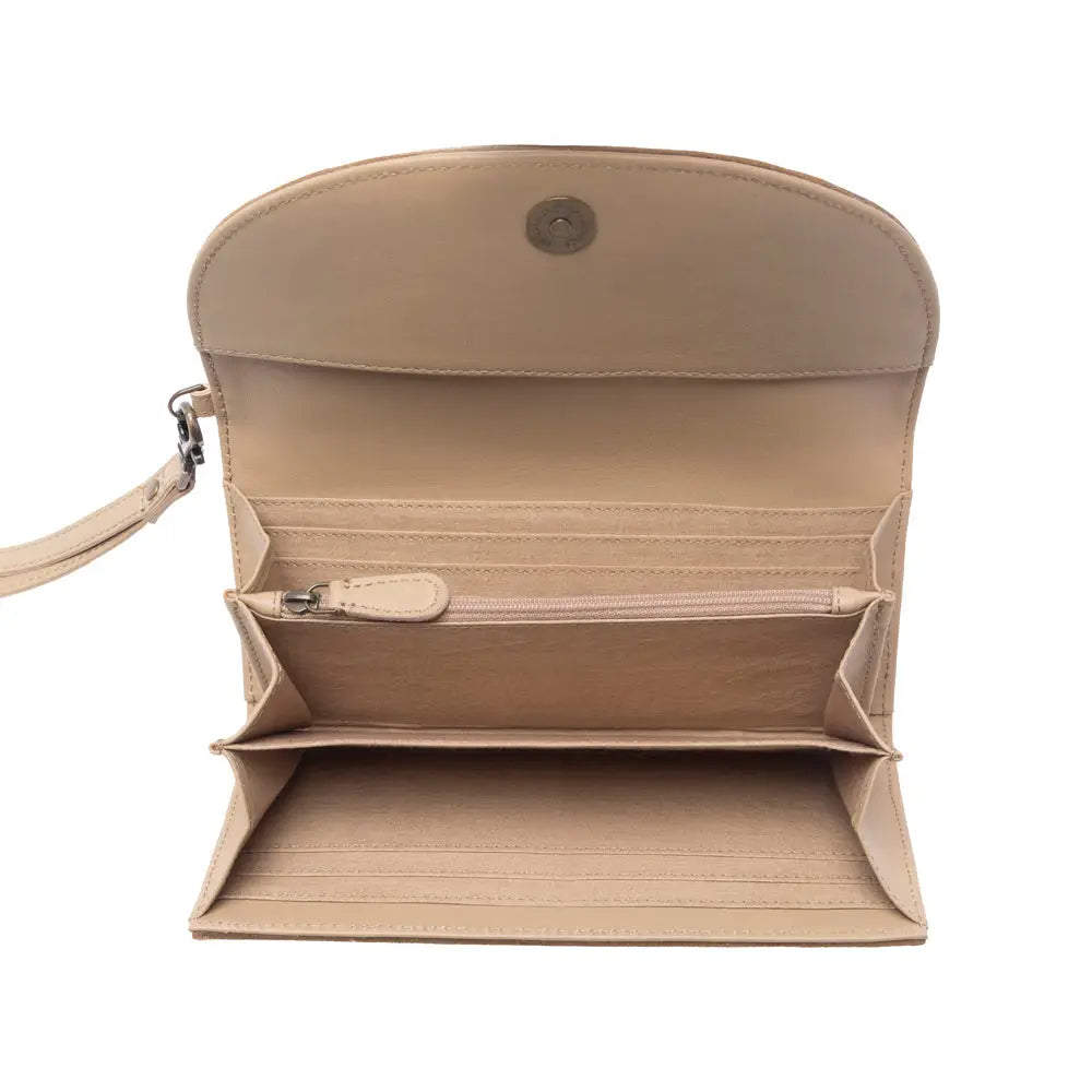 Stoneflower Hairon Leather Wallet