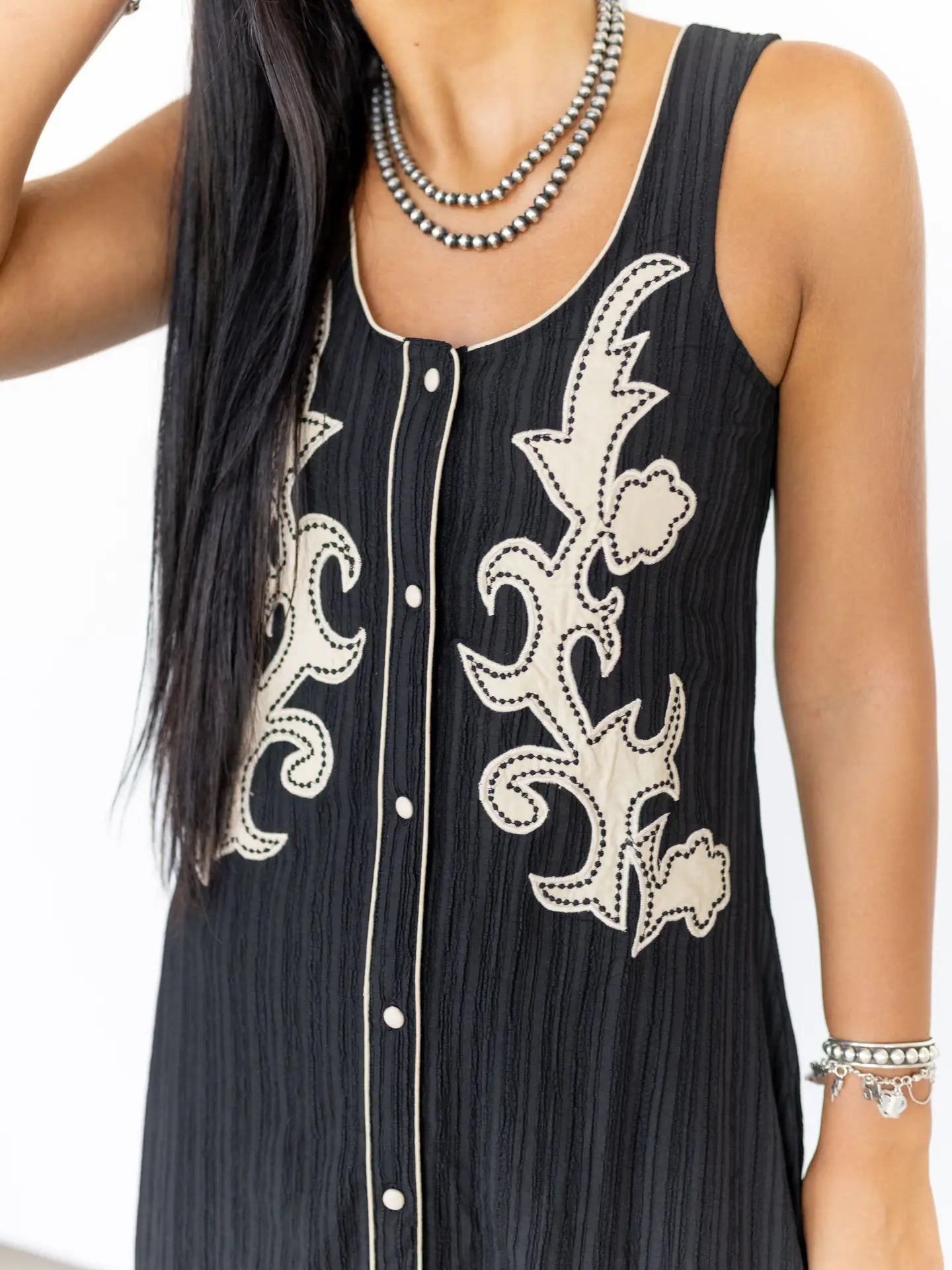 Midnight Saddle Dress