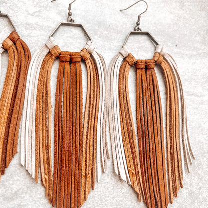Chinook Fringe Hoop Earrings