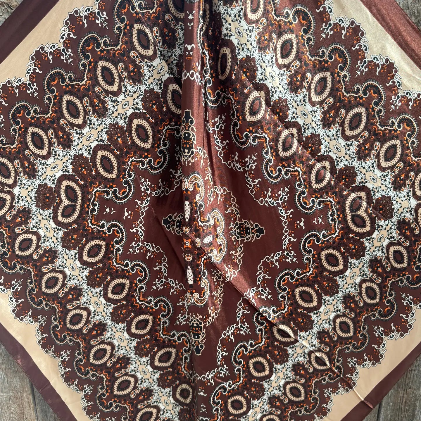 Copper Petals Wild Rag