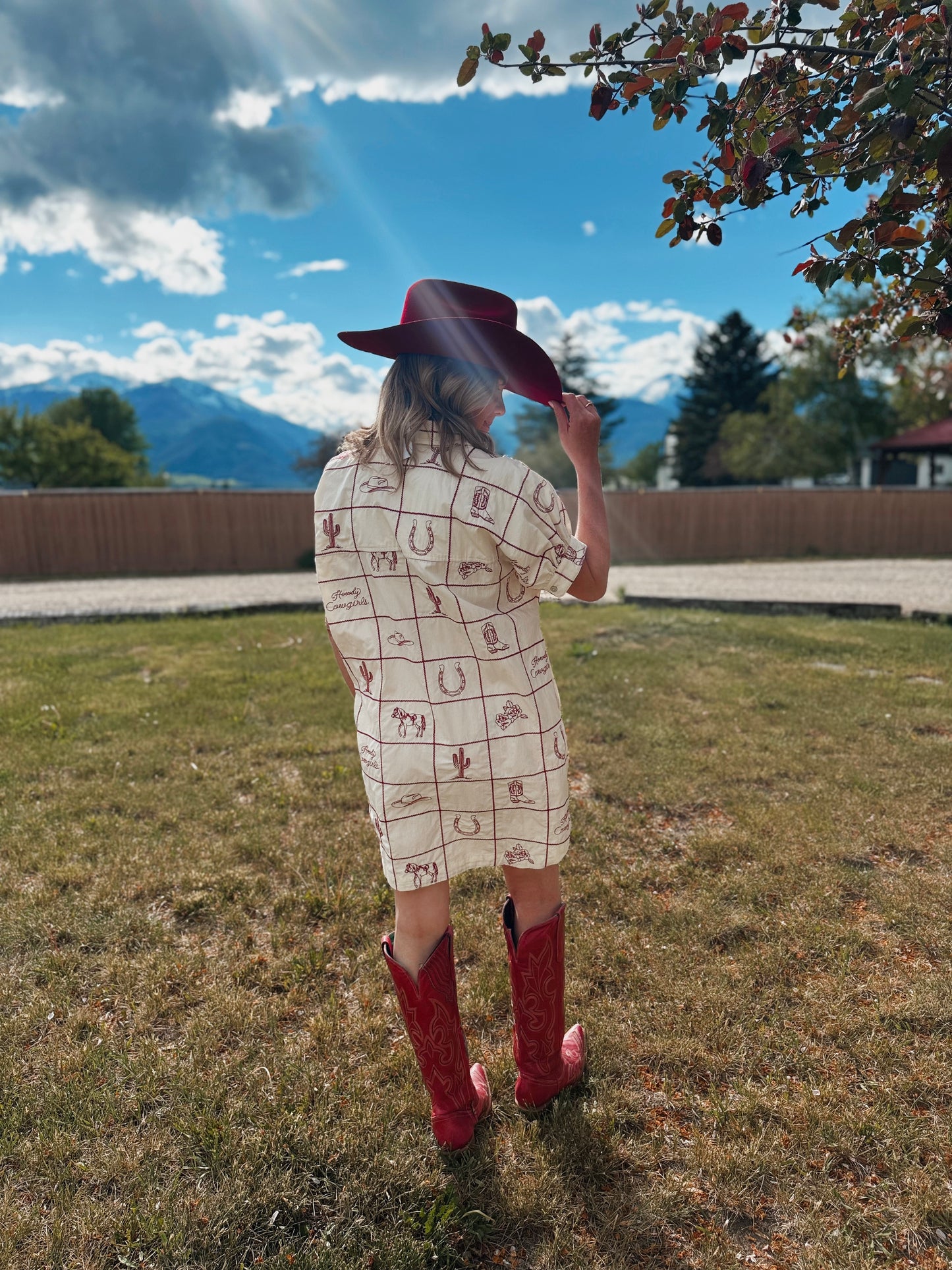 Rodeo Postcard Dress