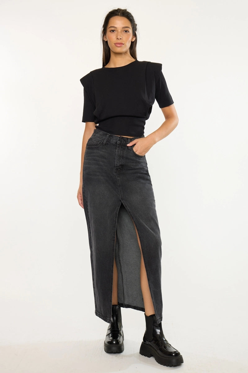 Main Street Denim Skirt