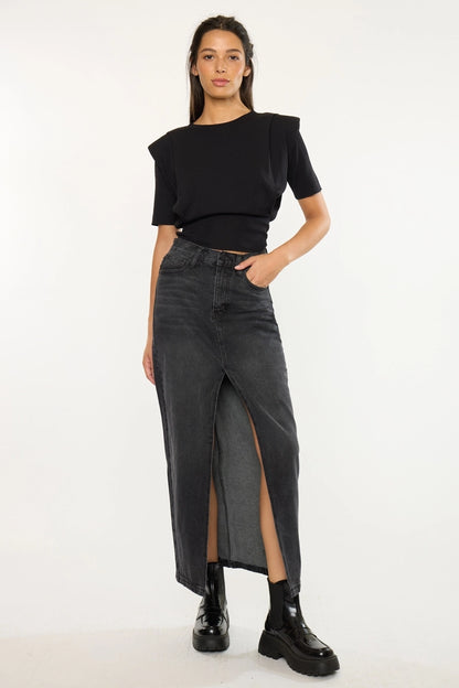 Main Street Denim Skirt