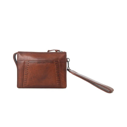 Zidana Bandera Ridge Vegan Tanned Leather Wristlet