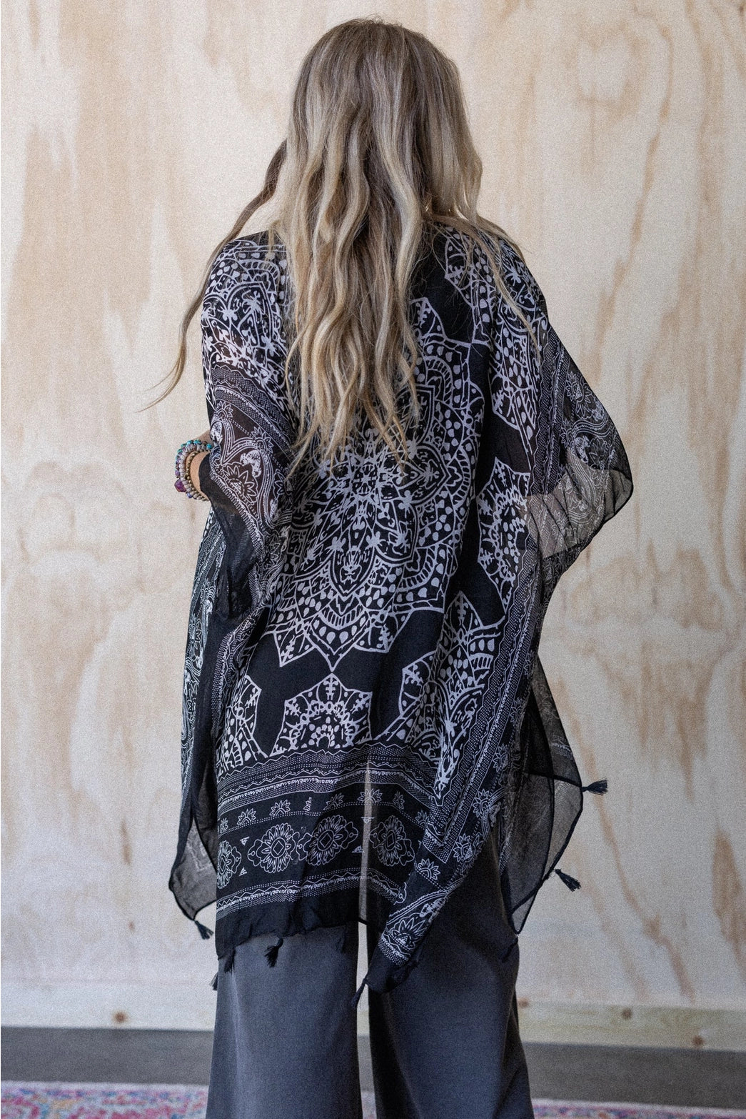 Mandala Tassel Kimono