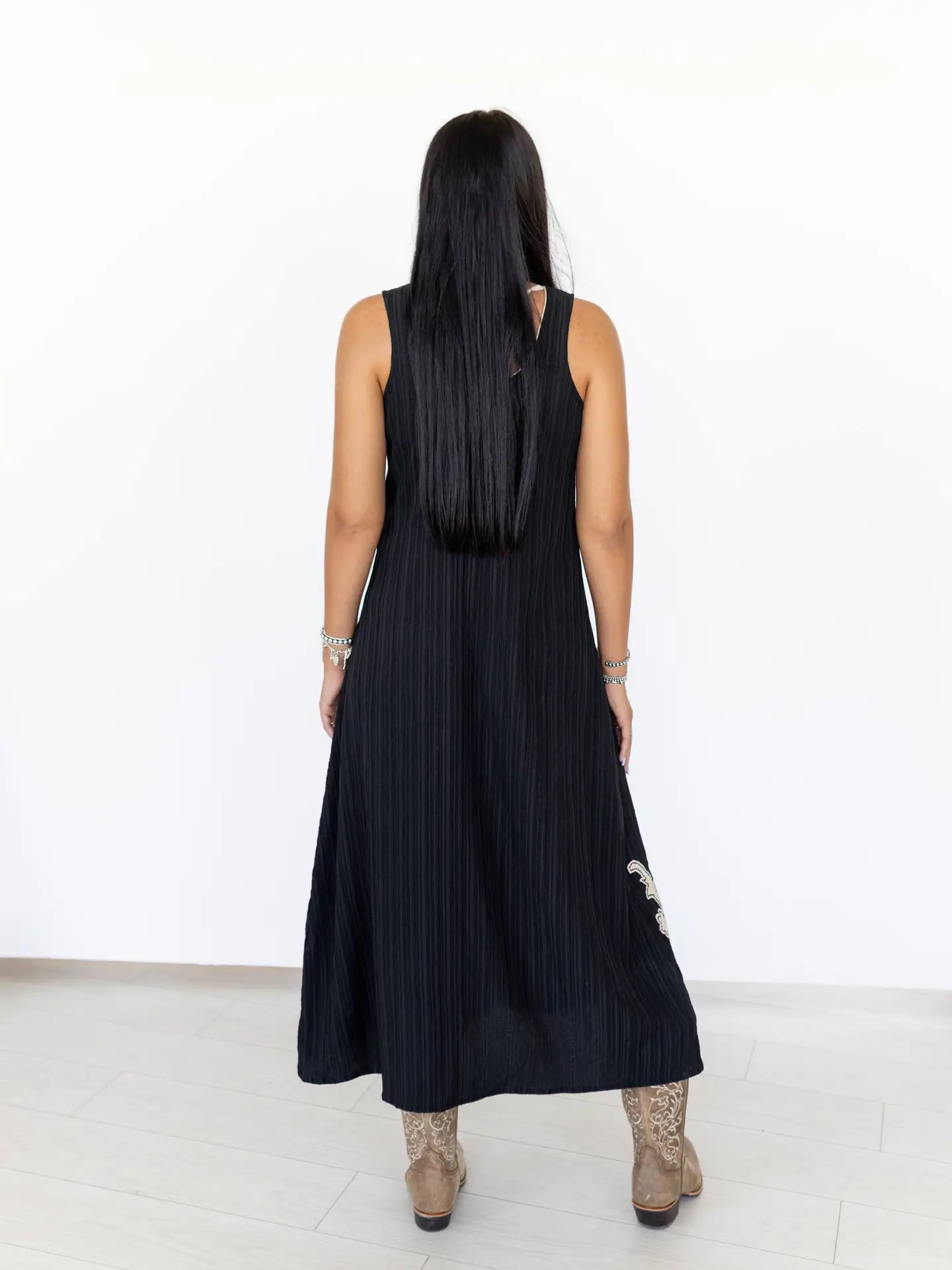 Midnight Saddle Dress