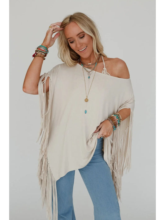 Western Showstopper Fringe Top