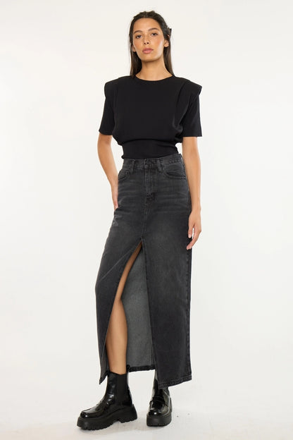 Main Street Denim Skirt