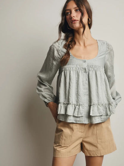 Silver Sage Blouse