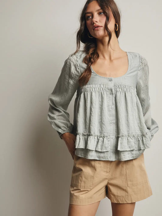 Silver Sage Blouse