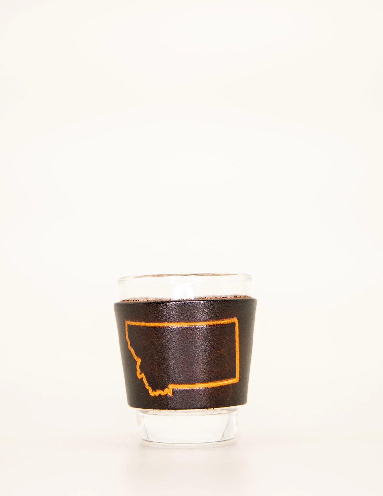 Leather Wrapped Shot Glass