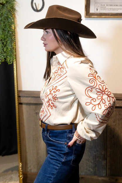 Rosewood Ranch Suede Top