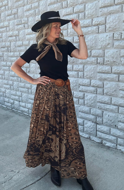 Wild Reign Maxi Skirt