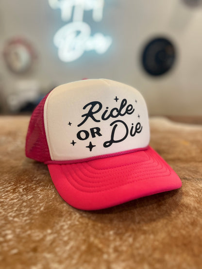 Ride or Die Trucker Hats