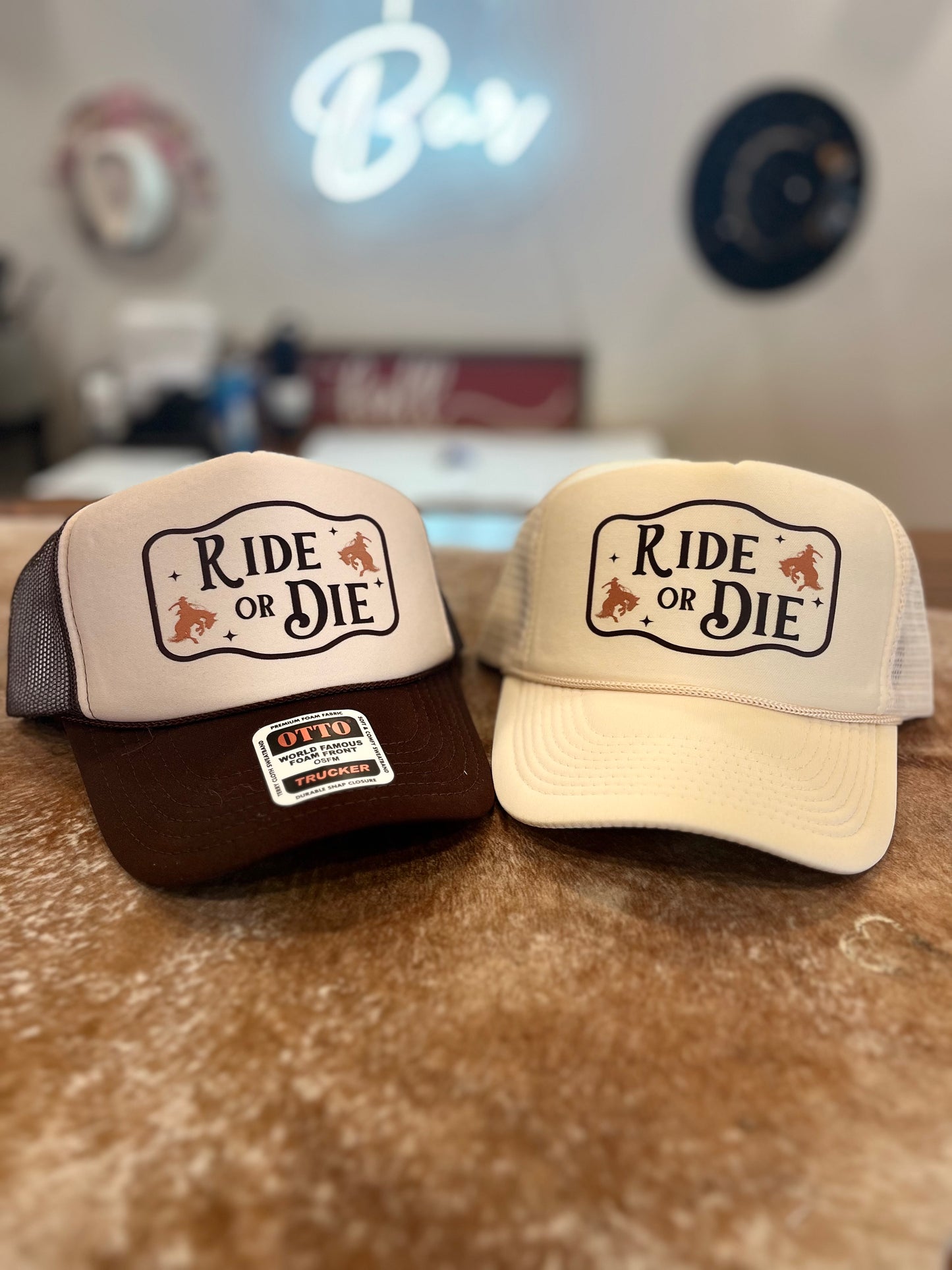 Ride or Die Trucker Hats