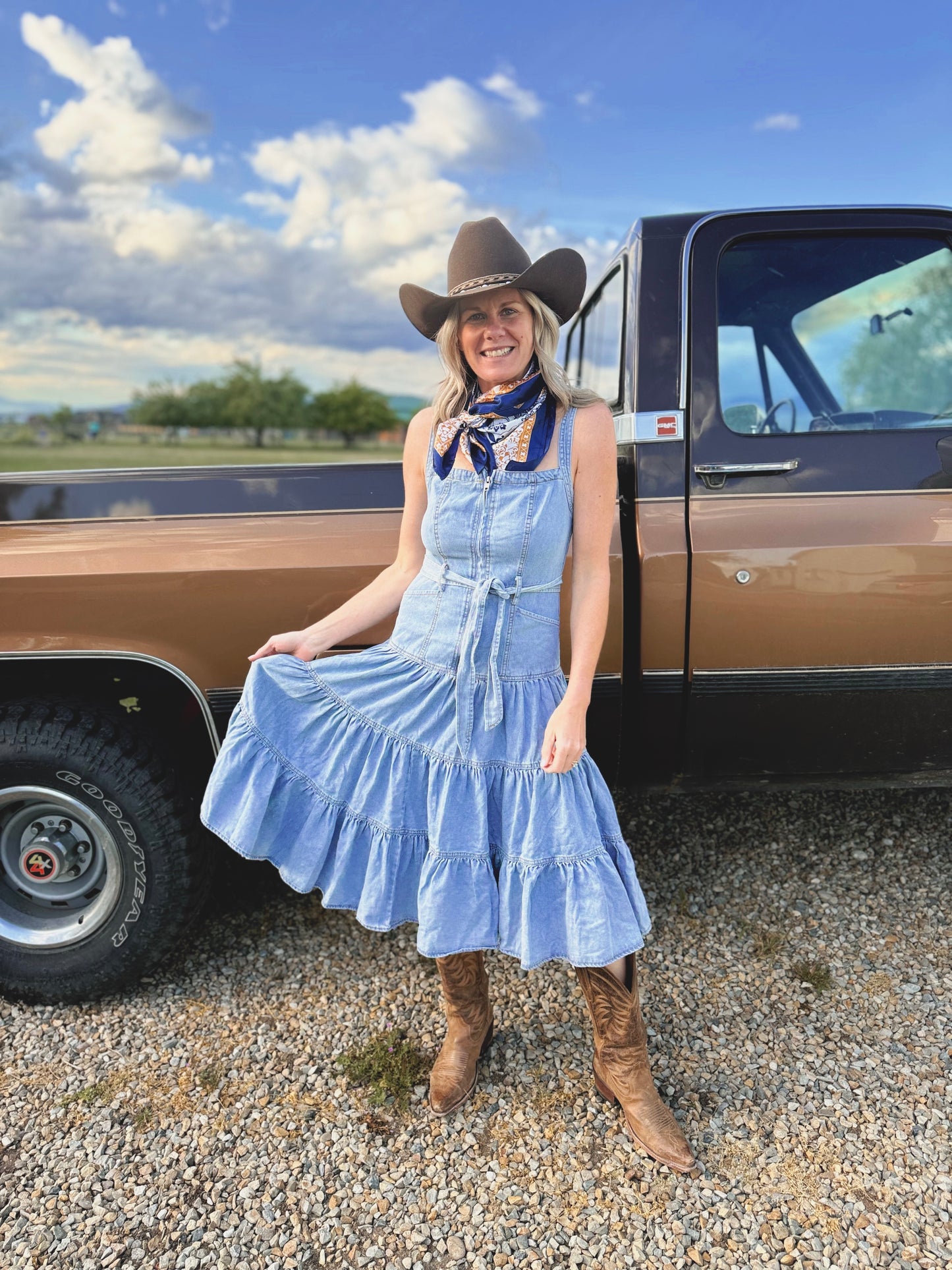 The Bluebird Denim Dress