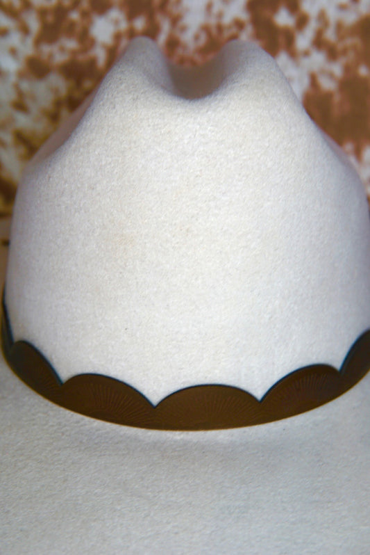 Scalloped Leather Bands