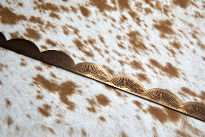 Scalloped Leather Bands