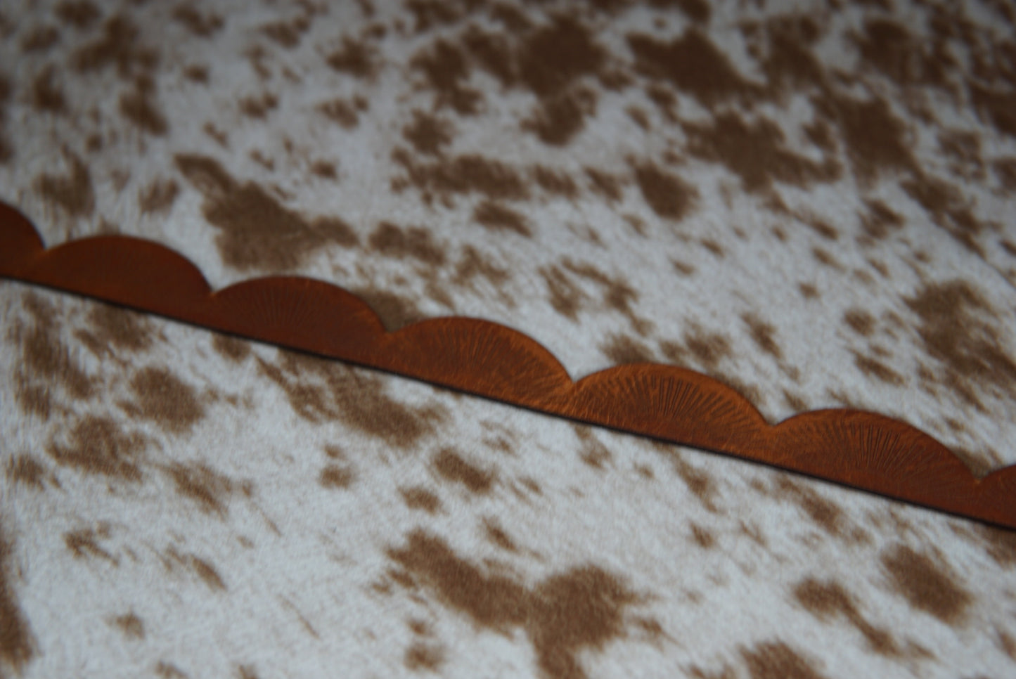 Scalloped Leather Bands