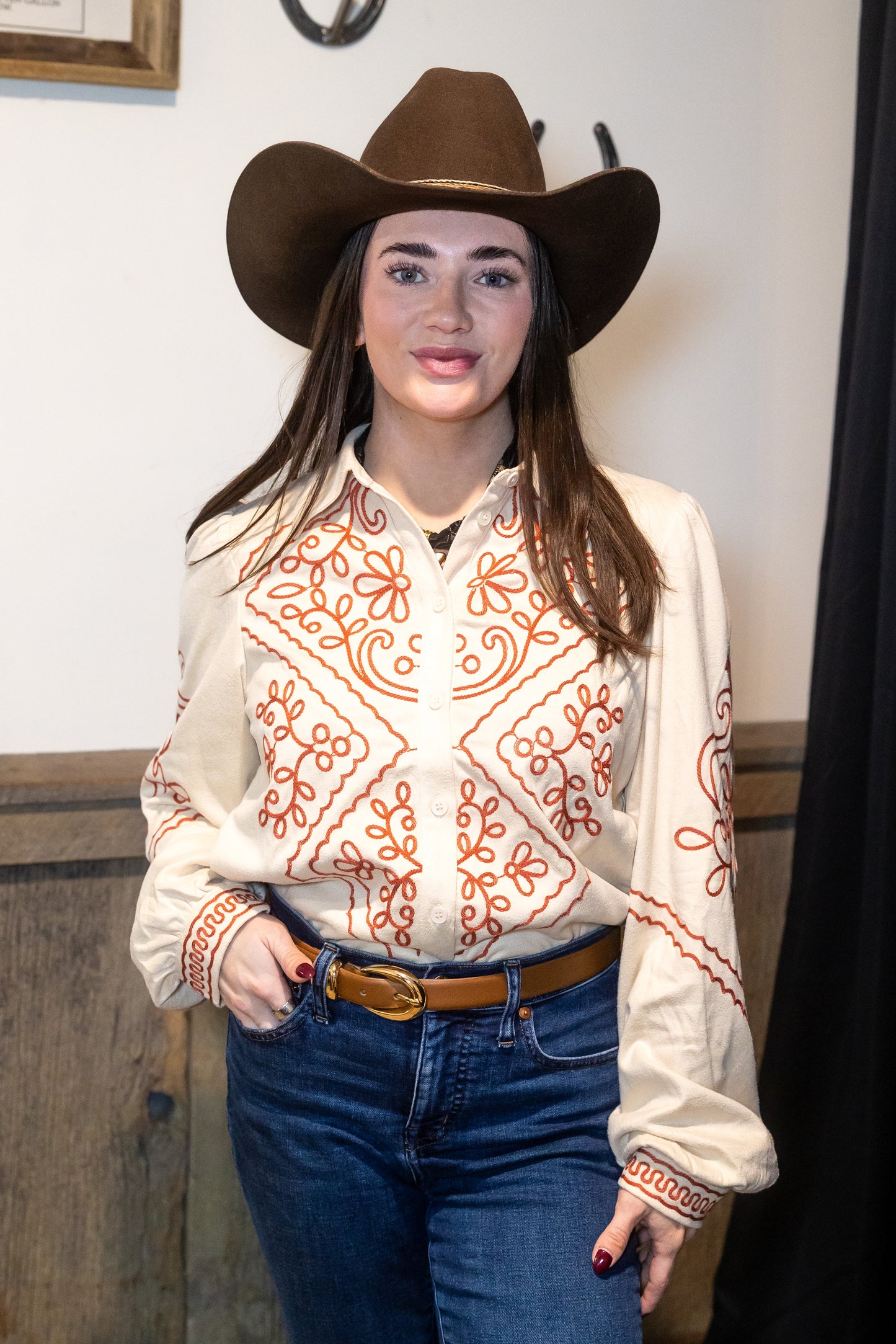 Rosewood Ranch Suede Top